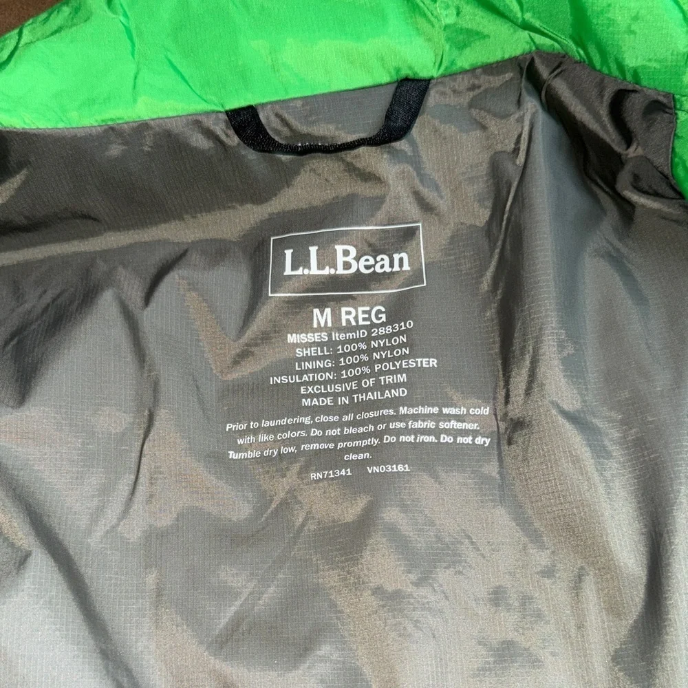 L.L. Bean Vibrant Green Quilted Vest